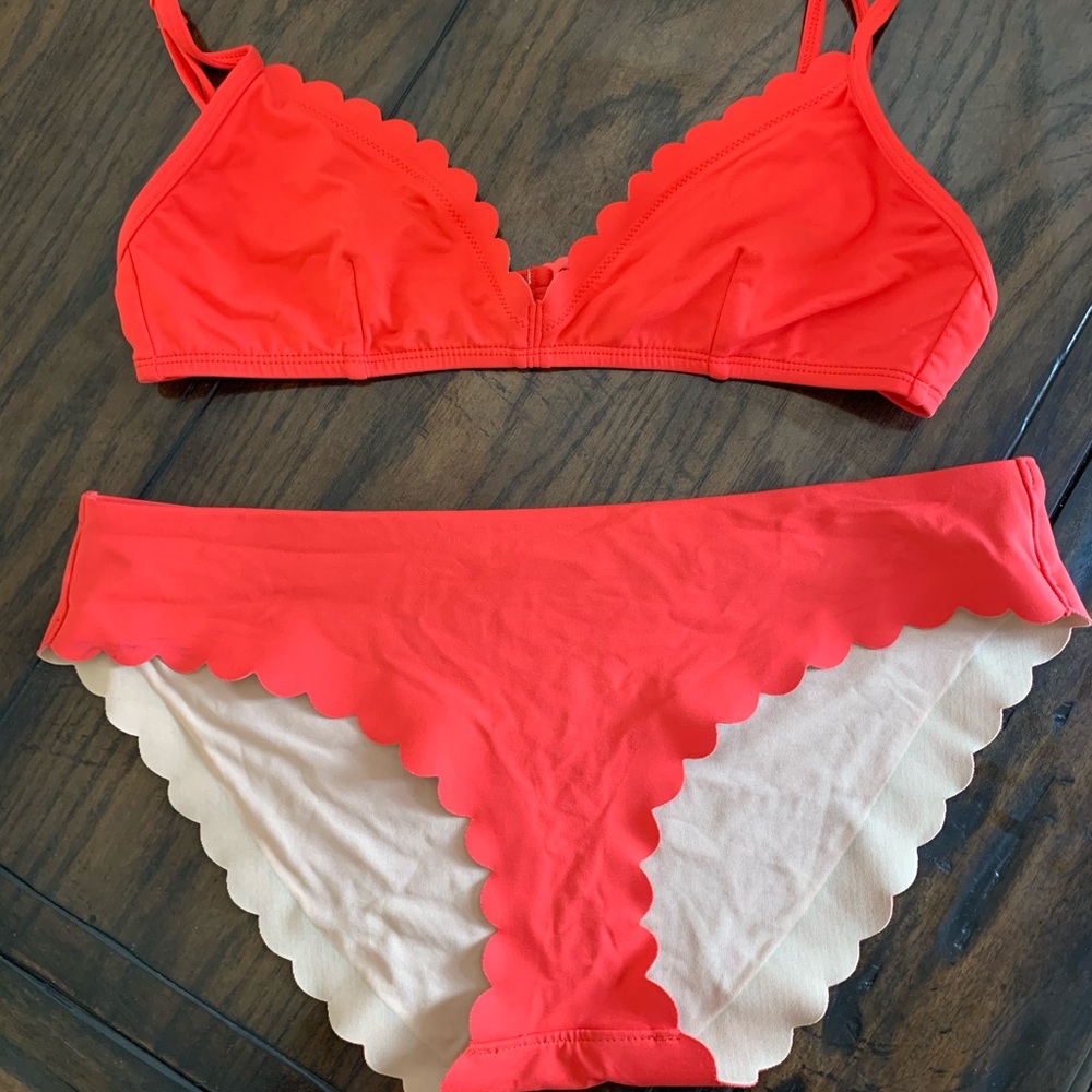 J Crew Scalloped Bikini